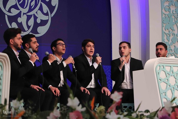 اولین روز بخش نغمات دینی بخش آقایان مسابقات سراسری قرآن