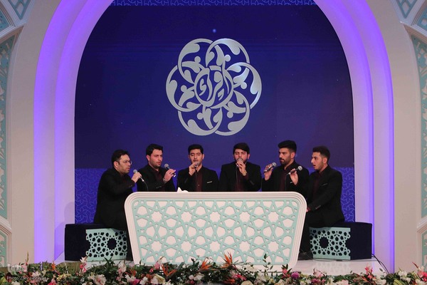 اولین روز بخش نغمات دینی بخش آقایان مسابقات سراسری قرآن