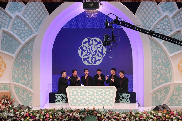 اولین روز بخش نغمات دینی بخش آقایان مسابقات سراسری قرآن