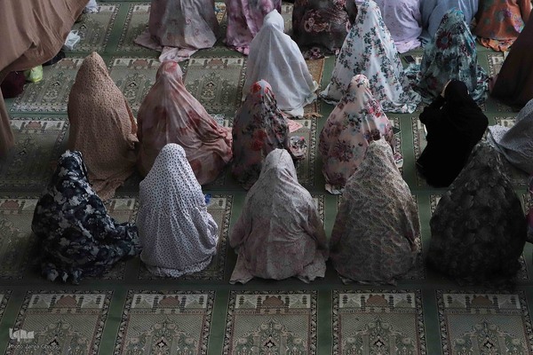 مراسم اعتکاف در مسجد دانشگاه تبریز