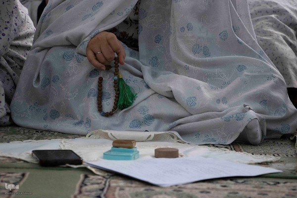 مراسم اعتکاف در مسجد دانشگاه تبریز