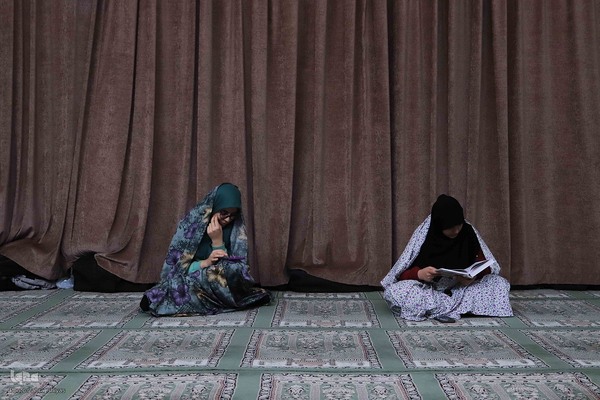 مراسم اعتکاف در مسجد دانشگاه تبریز