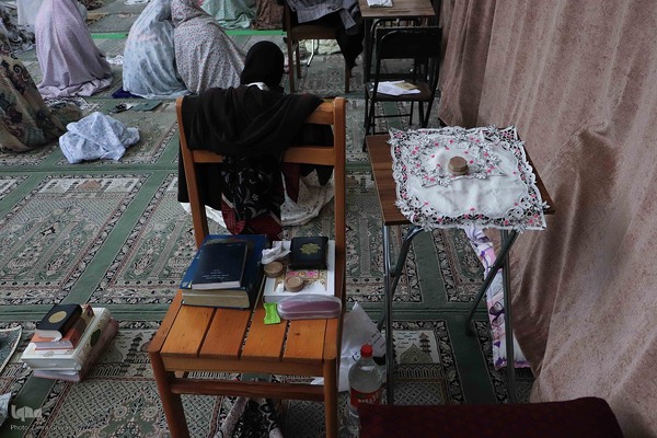 مراسم اعتکاف در مسجد دانشگاه تبریز