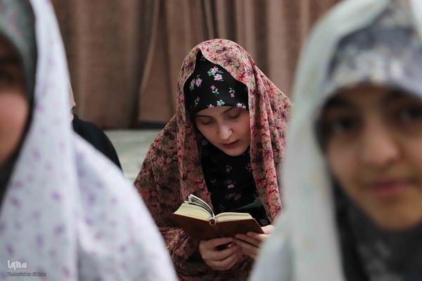 مراسم اعتکاف در مسجد دانشگاه تبریز