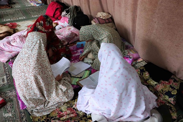 مراسم اعتکاف در مسجد دانشگاه تبریز