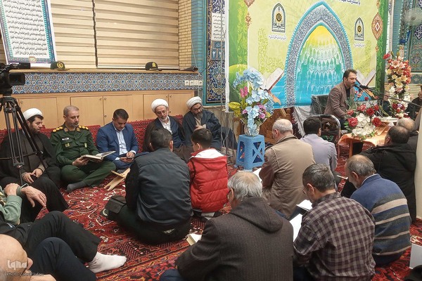 محفل انس با قرآن با حضور جعفر فردی در اهر