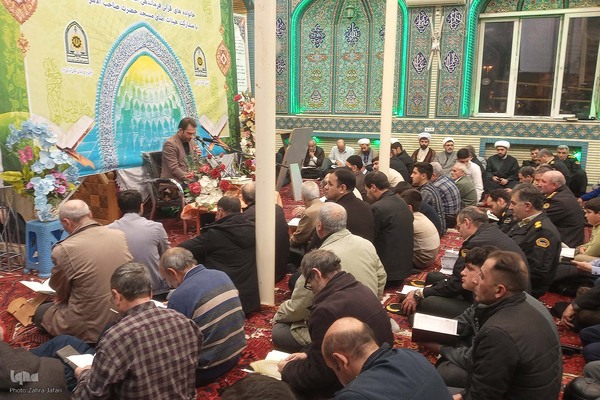 محفل انس با قرآن با حضور جعفر فردی در اهر
