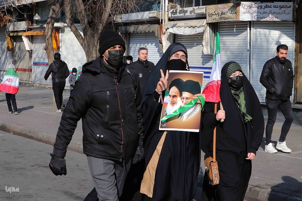 راهپیمایی 22 بهمن تبریز