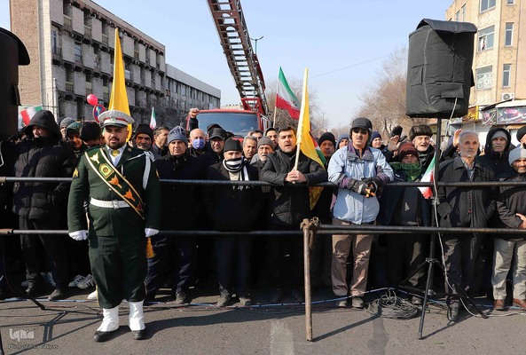 راهپیمایی 22 بهمن تبریز