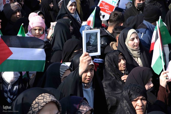 راهپیمایی 22 بهمن تبریز