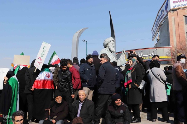 راهپیمایی 22 بهمن تبریز