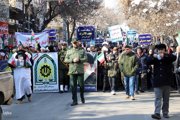 حضور پرشور مردم شهرستان اهر در راهپیمایی 22 بهمن 1403