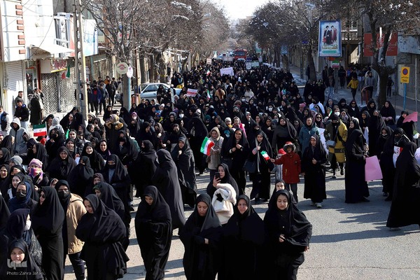 حضور پرشور مردم شهرستان اهر در راهپیمایی 22 بهمن 1403