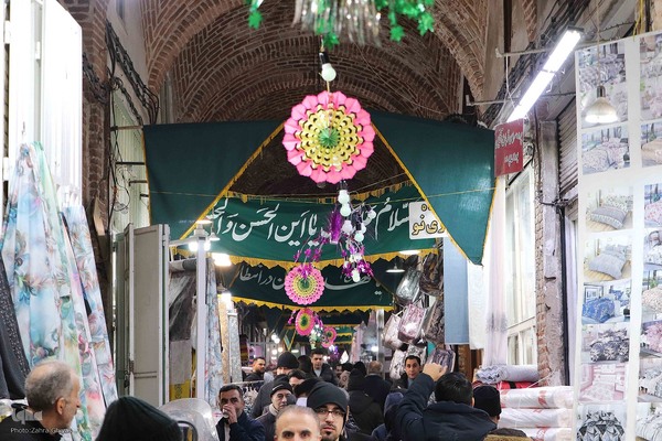 حال و هوای بازار تبریز در نیمه شعبان‎