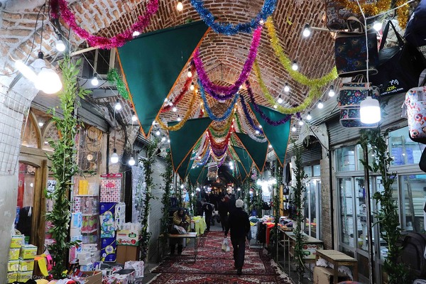 حال و هوای بازار تبریز در نیمه شعبان‎