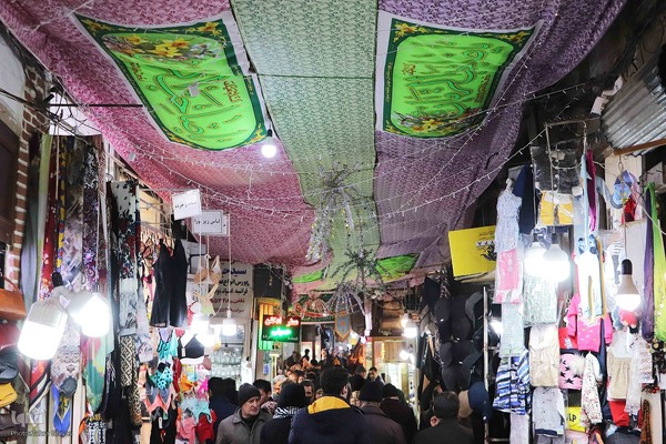 حال و هوای بازار تبریز در نیمه شعبان‎