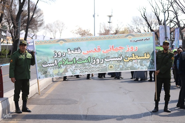 راهپیمایی روز قدس در تبریز‎