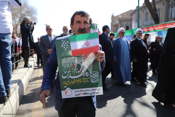 راهپیمایی روز قدس در تبریز‎