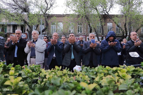 نماز عید فطر در تبریز