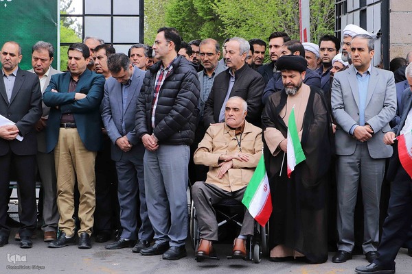 تجمع دانشگاهیان تبریز در محکومیت جنایات رژیم صهیونیستی