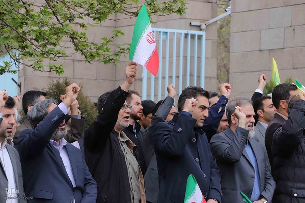 تجمع دانشگاهیان تبریز در محکومیت جنایات رژیم صهیونیستی