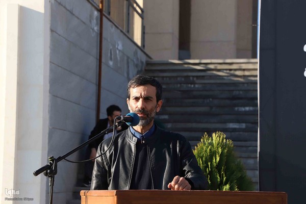 گردهمایی اصحاب فرهنگ، هنر و رسانه آذربایجان‌شرقی در حمایت از مردم مظلوم غزه 