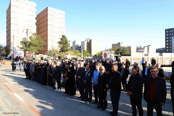 گردهمایی اصحاب فرهنگ، هنر و رسانه آذربایجان‌شرقی در حمایت از مردم مظلوم غزه 