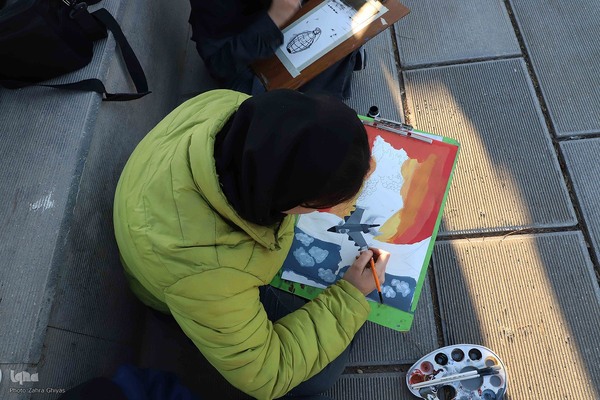 گردهمایی اصحاب فرهنگ، هنر و رسانه آذربایجان‌شرقی در حمایت از مردم مظلوم غزه 