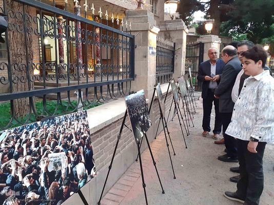 برپایی نخستین نمایشگاه عکس "در سوگ خورشید" در شهرستان اهر 