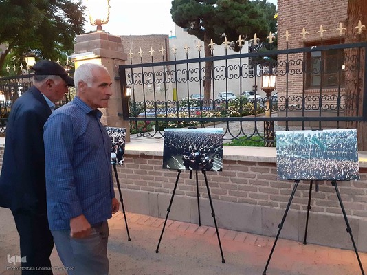 برپایی نخستین نمایشگاه عکس "در سوگ خورشید" در شهرستان اهر 