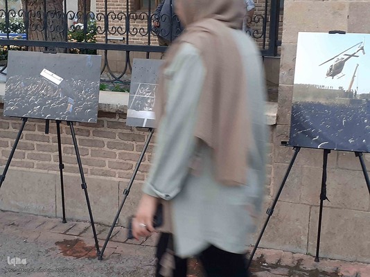 برپایی نخستین نمایشگاه عکس "در سوگ خورشید" در شهرستان اهر 