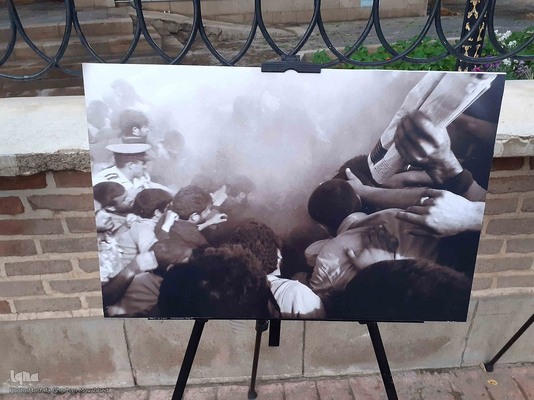 برپایی نخستین نمایشگاه عکس "در سوگ خورشید" در شهرستان اهر 