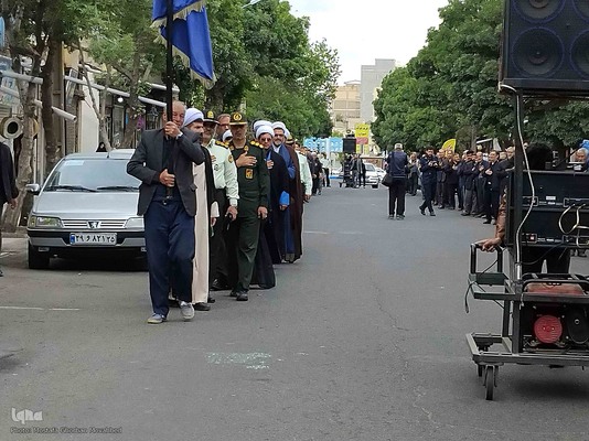 مراسم عزاداری خیابانی به مناسبت سالگرد ارتحال حضرت امام خمینی(ره) در اهر
