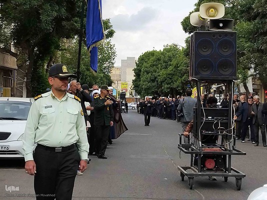 مراسم عزاداری خیابانی به مناسبت سالگرد ارتحال حضرت امام خمینی(ره) در اهر

