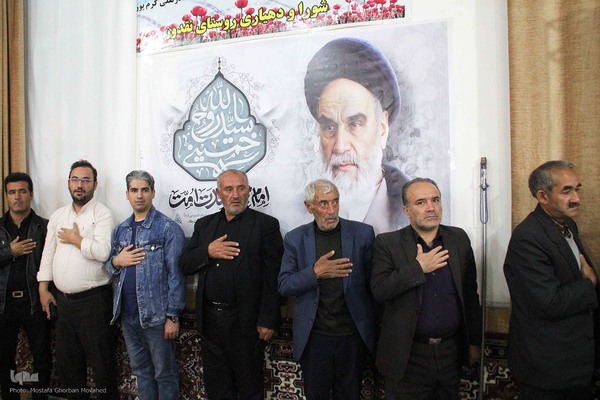  مراسم بزرگداشت سالروز ارتحال امام خمینی(ره) و گرامیداشت قیام خونین ۱۵ خرداد در روستای نقدوز اهر
