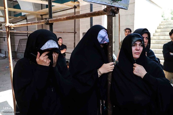 تشییع و تدفین پیکر شهدای تجاوز رژیم صهیونیستی در گلزار شهدای تبریز