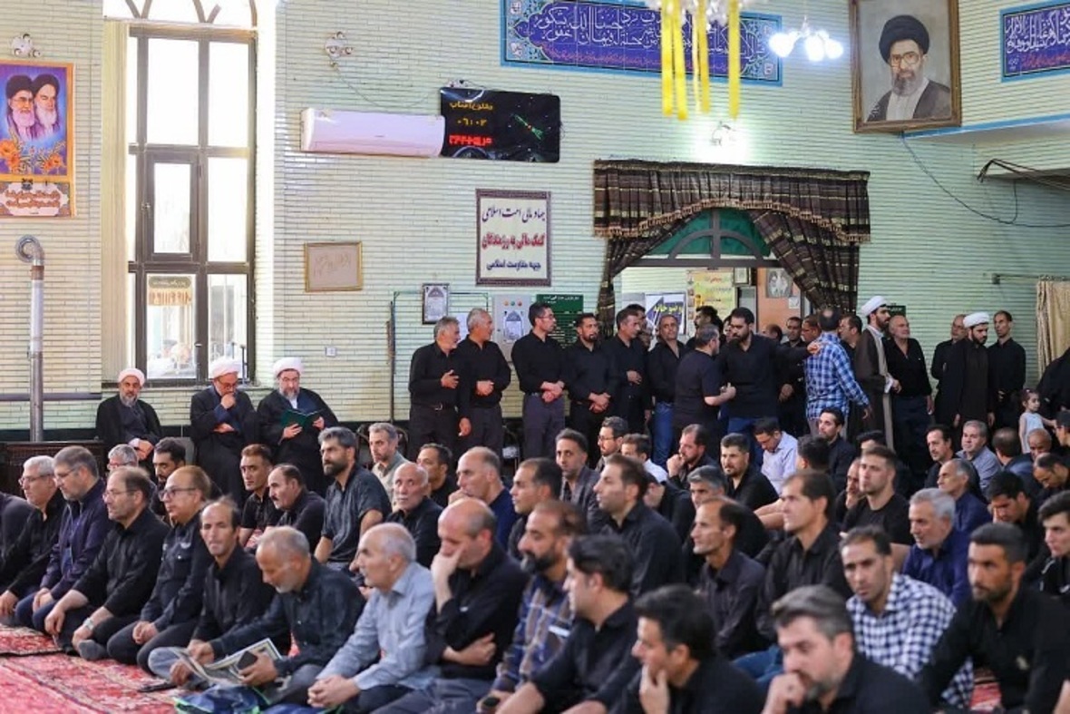 مراسم شام غریبان شهدای مدافعین امنیت