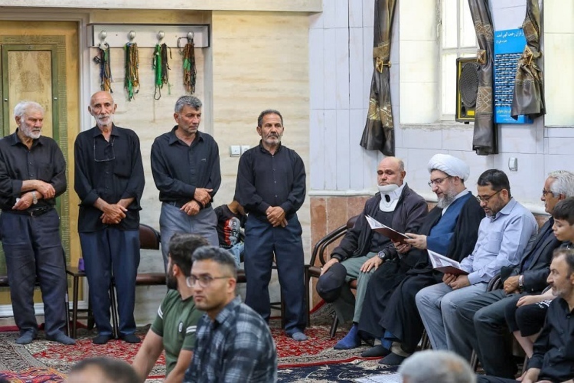 مراسم شام غریبان شهدای مدافعین امنیت