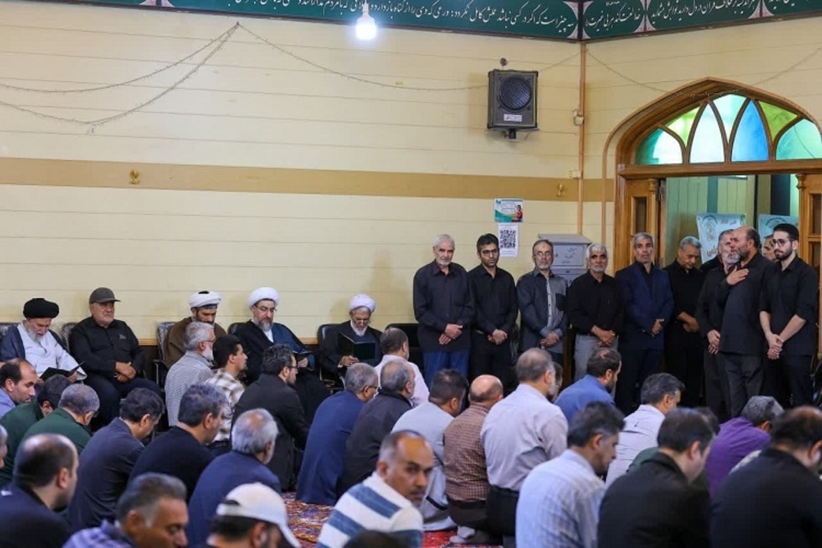 مراسم شام غریبان شهدای مدافعین امنیت