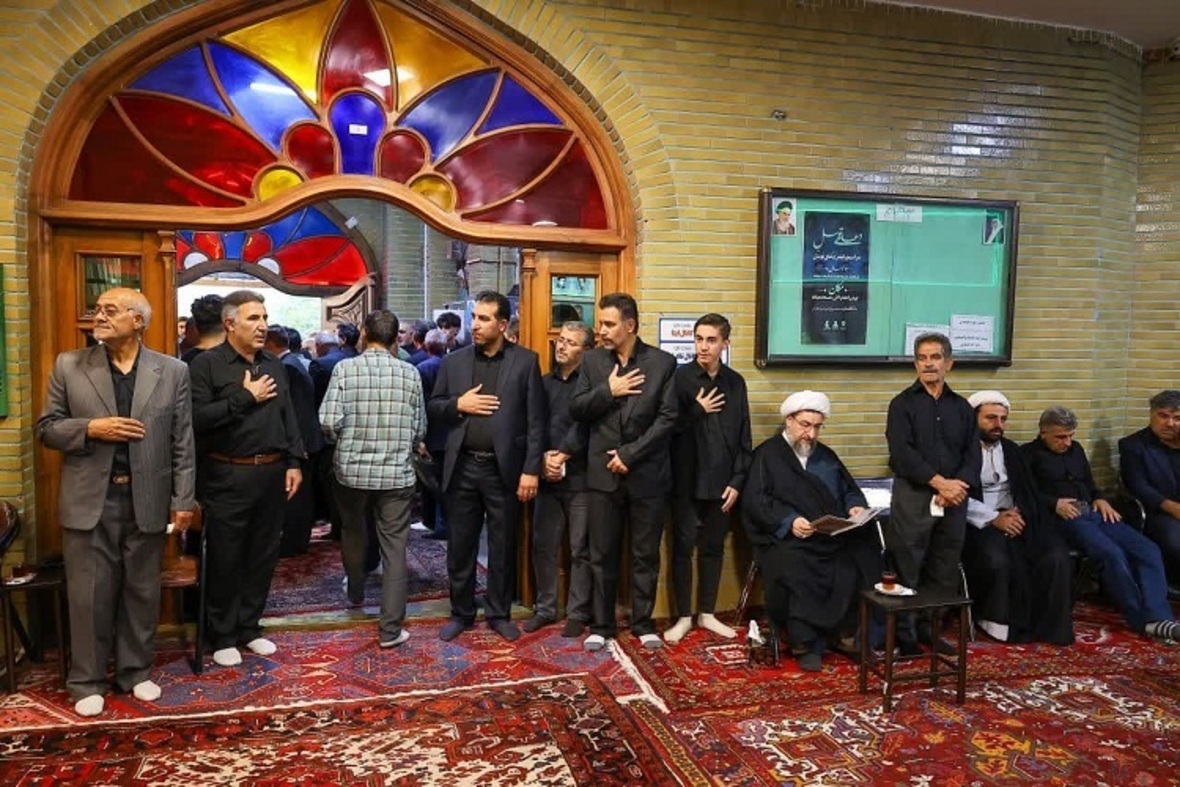 مراسم شام غریبان شهدای مدافعین امنیت