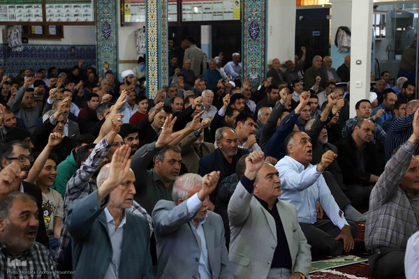 حضور پرشور مردم شهرستان اهر در راهپیمایی جمعه خشم و نصر 