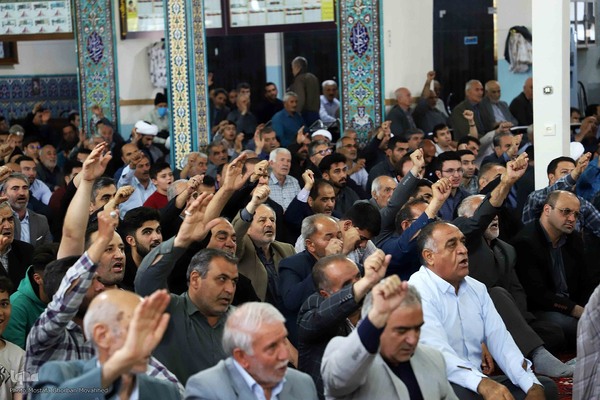 حضور پرشور مردم شهرستان اهر در راهپیمایی جمعه خشم و نصر 