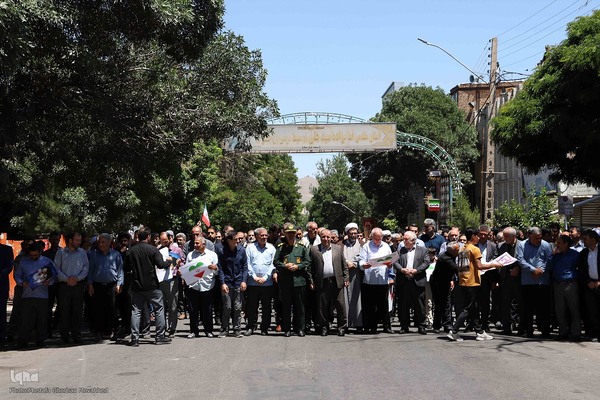 گزارش تصویری: حضور پرشور مردم شهرستان اهر در راهپیمایی جمعه خشم و نصر