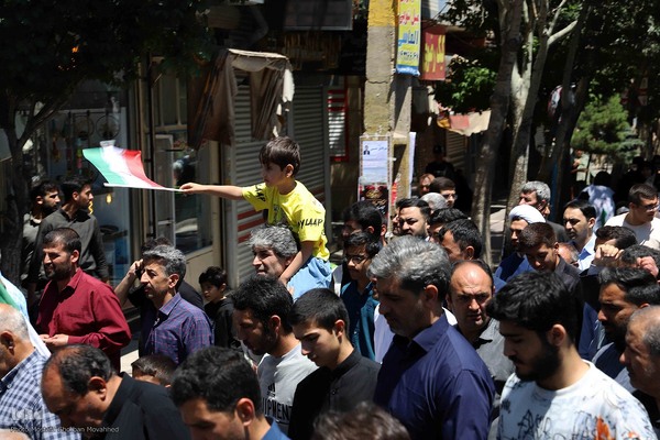 گزارش تصویری: حضور پرشور مردم شهرستان اهر در راهپیمایی جمعه خشم و نصر