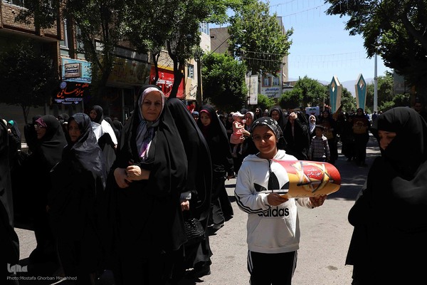 گزارش تصویری: حضور پرشور مردم شهرستان اهر در راهپیمایی جمعه خشم و نصر
