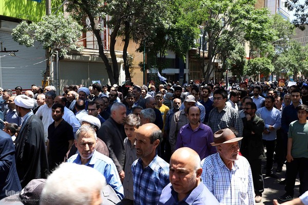 گزارش تصویری: حضور پرشور مردم شهرستان اهر در راهپیمایی جمعه خشم و نصر
