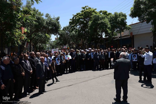 گزارش تصویری: حضور پرشور مردم شهرستان اهر در راهپیمایی جمعه خشم و نصر
