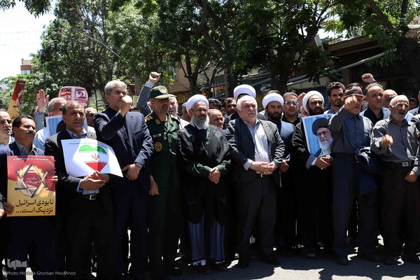 گزارش تصویری: حضور پرشور مردم شهرستان اهر در راهپیمایی جمعه خشم و نصر
