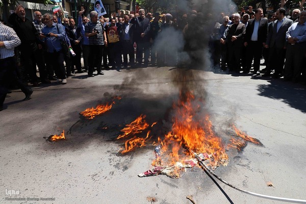 گزارش تصویری: حضور پرشور مردم شهرستان اهر در راهپیمایی جمعه خشم و نصر