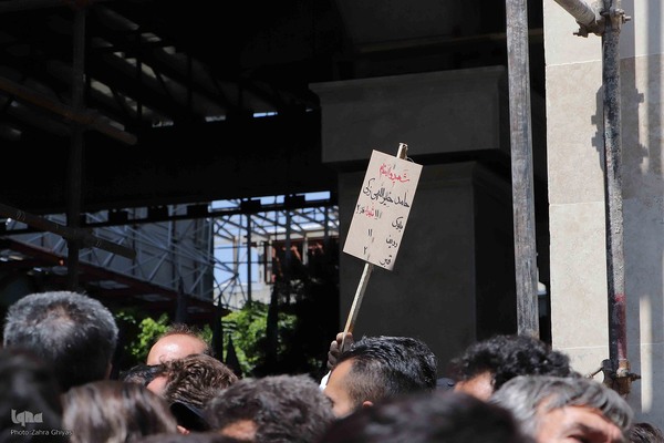 تشییع پیکر دو شهید قرآن آموز در تبریز